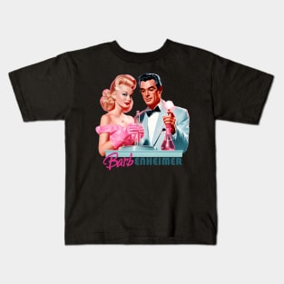 Barbie x Oppenheimer | Barbenheimer retro Kids T-Shirt